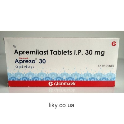Апрезо (Aprezo) апреміласт 30мг, №60 ( Otezla )