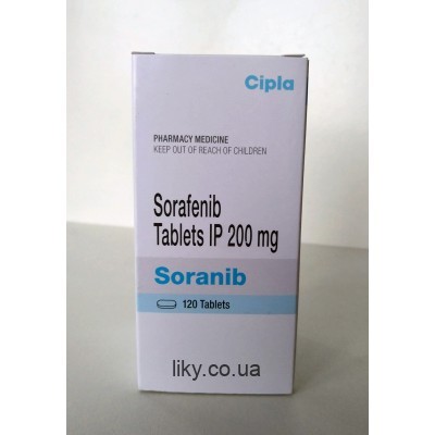 Сораніб (Soranib) сорафеніб 200мг, №120 ( Nexavar)
