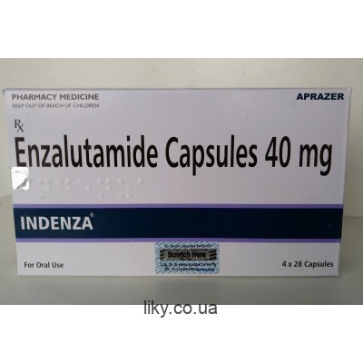 Інденза (Indenza) ензалутамід 40 мг, №112 (Xtandi)