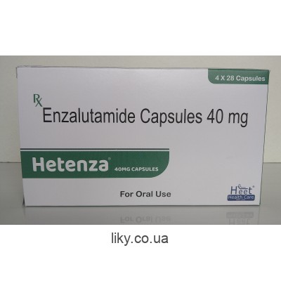 Хетенза (Hetenza) ензалутамід 40 мг, №112 (Xtandi)