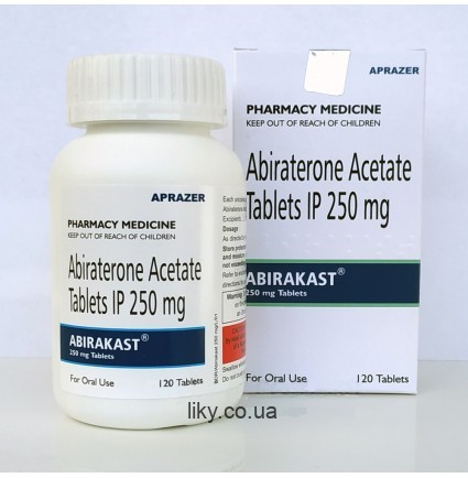 Абіракаст (Abirakast) абіратерон 250мг, №120 ( Zytiga)